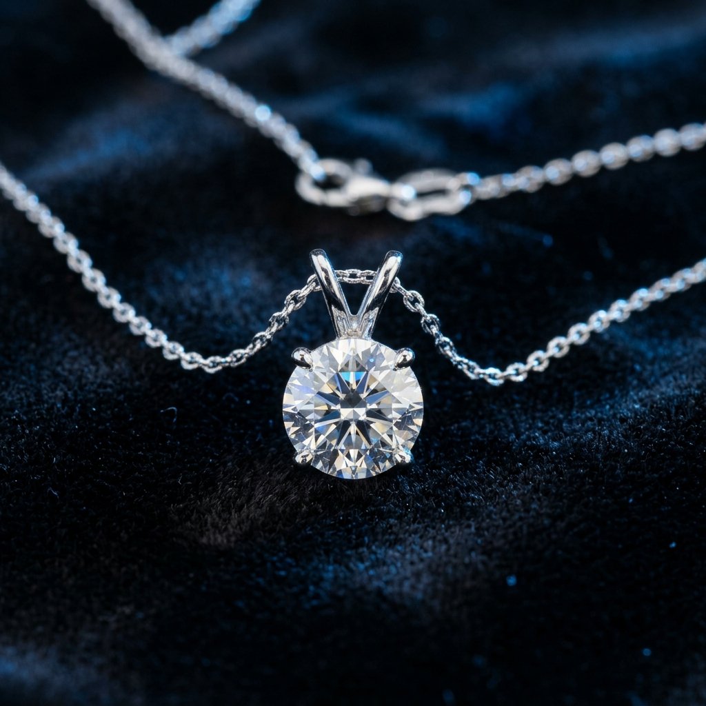 Diamond Heart Pendant Necklace - Image 2
